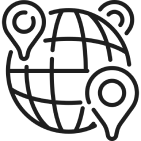 Global positioning icon